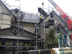 屋根雨漏り補修・瓦板金工事・外装塗装工事2